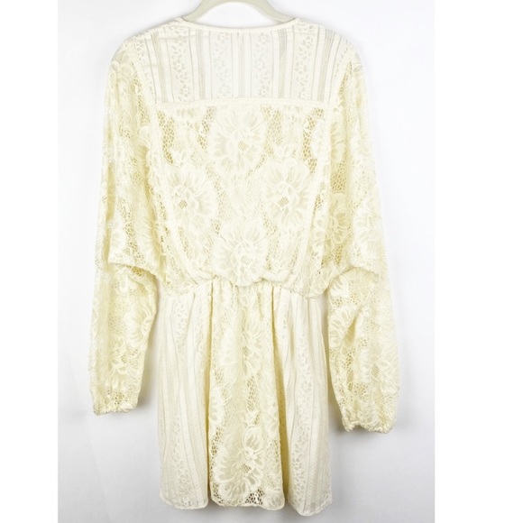 Free People Lace Tie Neck Dress - Picture 4 of 6